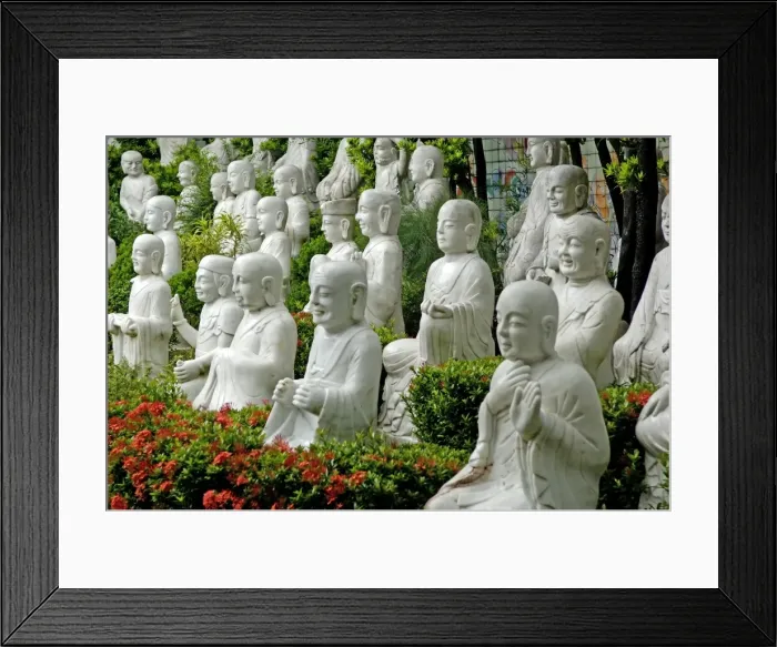 Framed Print : Statues at the Pureland Cave, Fokuangshan monastery, Kaohsiung area, Taiwan Framed Print : Statues at the Pureland Cave, Fokuangshan monastery, Kaohsiung area, Taiwan