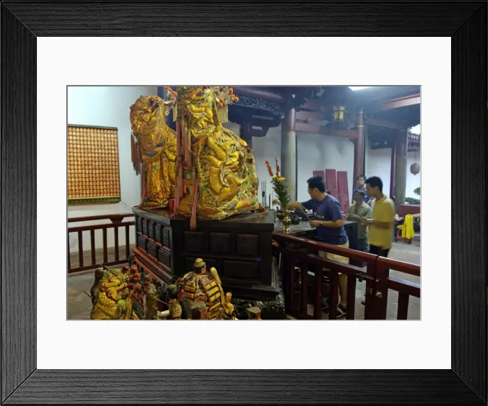 Framed Print : Taoist temple dedicated to Kuang Kung, war god, dating from the Ming dynasty Framed Print : Taoist temple dedicated to Kuang Kung, war god, dating from the Ming dynasty