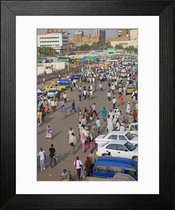 Framed Print : Great Mosque area, Khartoum, Sudan, Africa Framed Print : Great Mosque area, Khartoum, Sudan, Africa