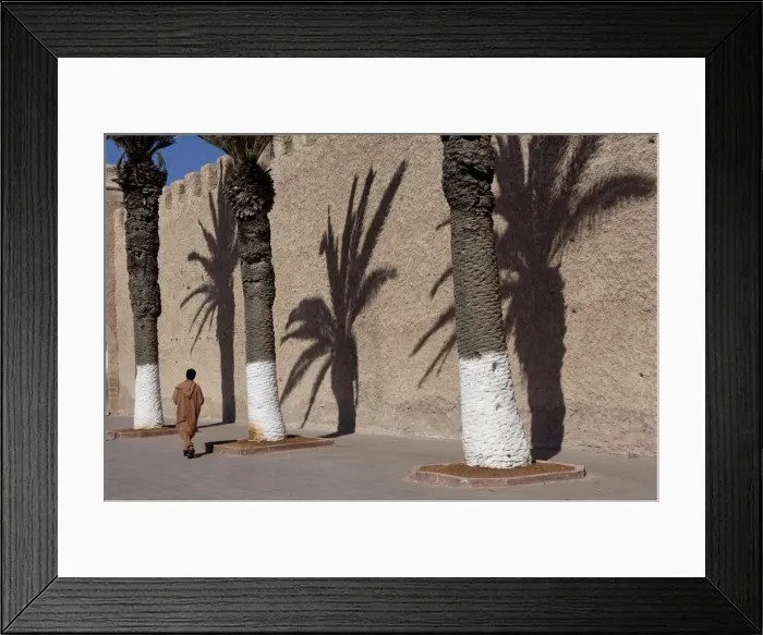 Framed Print : The ramparts in the heart of the medina, Essaouira, historic city of Mogador