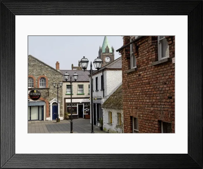 Framed Print : The Craft Village located in the area between lower Shipquay Street and Magazine Street Framed Print : The Craft Village located in the area between lower Shipquay Street and Magazine Street