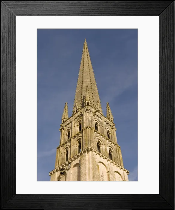Framed Print : Spire of the abbey church of Saint-Savin sur Gartempe, known as the Romanesque Sistine Chapel Framed Print : Spire of the abbey church of Saint-Savin sur Gartempe, known as the Romanesque Sistine Chapel