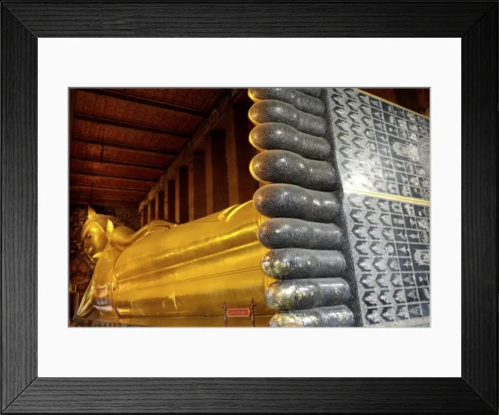 Framed Print : Reciling Buddha statue, Wat Phra Chetuphon (Wat Po), a temple that predates the citys foundation, Bangkok, Thailand, Southeast Framed Print : Reciling Buddha statue, Wat Phra Chetuphon (Wat Po), a temple that predates the citys foundation, Bangkok, Thailand, Southeast