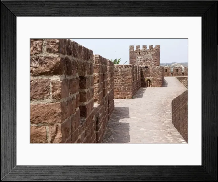 Framed Print : The largest castle in the Algarve and the most beautiful military monument of the Islamic period Framed Print : The largest castle in the Algarve and the most beautiful military monument of the Islamic period