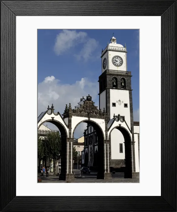 Framed Print : The Three Arches, symbolic old gates of the city, Ponta Delgada, Sao Miguel Island Framed Print : The Three Arches, symbolic old gates of the city, Ponta Delgada, Sao Miguel Island