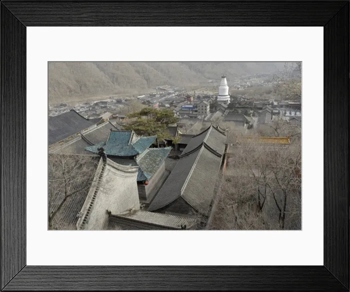 Framed Print : The Five Terrace Mountain (Wutai Shan), one of Chinas most ancient Buddhist sites Framed Print : The Five Terrace Mountain (Wutai Shan), one of Chinas most ancient Buddhist sites