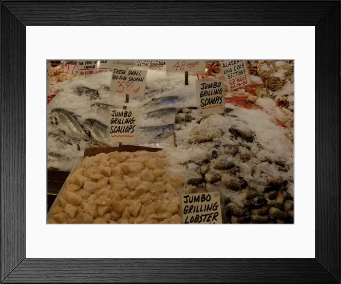 Framed Print : Pike Market, Seattle, Washington State, United States of America, North America Framed Print : Pike Market, Seattle, Washington State, United States of America, North America