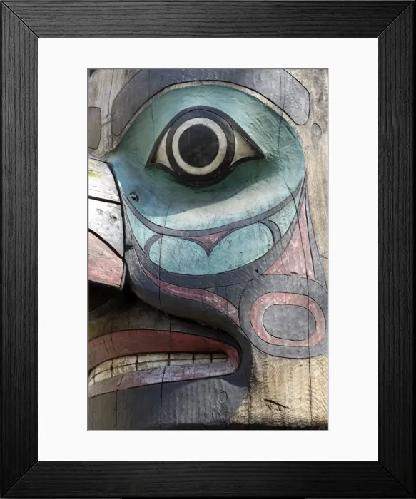 Framed Print : Tlingit Totem, Pioneer Square, Seattle, Washington State, United States of America Framed Print : Tlingit Totem, Pioneer Square, Seattle, Washington State, United States of America