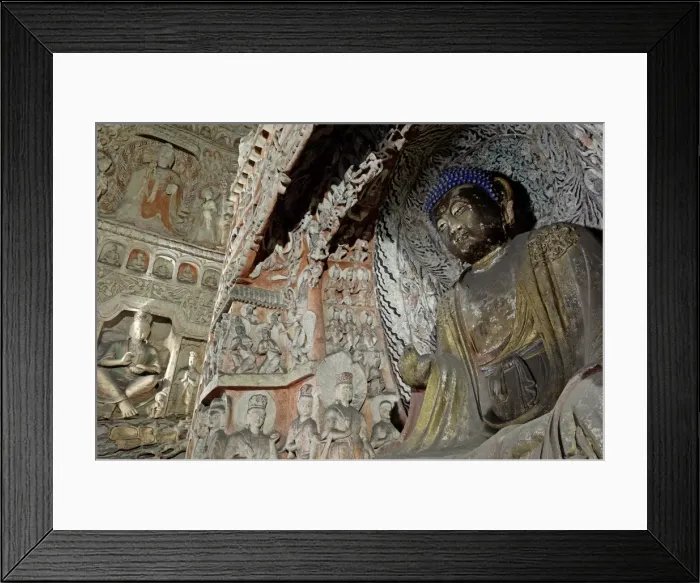 Framed Print : Buddhist caves at Yungang dating from the 5th and 6th centuries, UNESCO World Heritage Site Framed Print : Buddhist caves at Yungang dating from the 5th and 6th centuries, UNESCO World Heritage Site