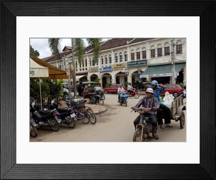 Framed Print : Town of Siem Reap, Cambodia, Indochina, Southeast Asia, Asia Framed Print : Town of Siem Reap, Cambodia, Indochina, Southeast Asia, Asia