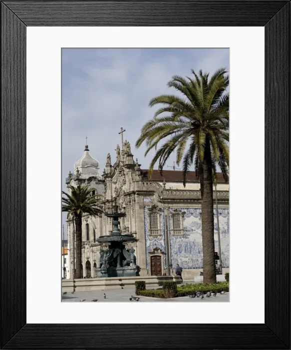 Framed Print : Terceiros do Carmo Church constructed in the late 18th century, Rua do Carmo Framed Print : Terceiros do Carmo Church constructed in the late 18th century, Rua do Carmo