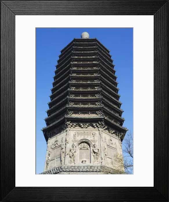 Framed Print : Tianningsi temple pagoda, Beijing, China, Asia Framed Print : Tianningsi temple pagoda, Beijing, China, Asia