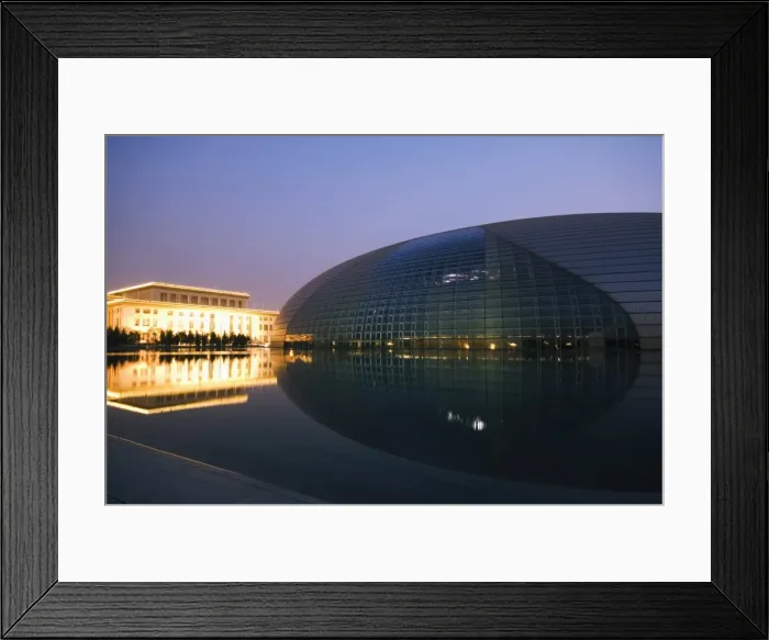 Framed Print : The National Grand Theatre Opera House (The Egg) designed by French architect Paul Andreu Framed Print : The National Grand Theatre Opera House (The Egg) designed by French architect Paul Andreu