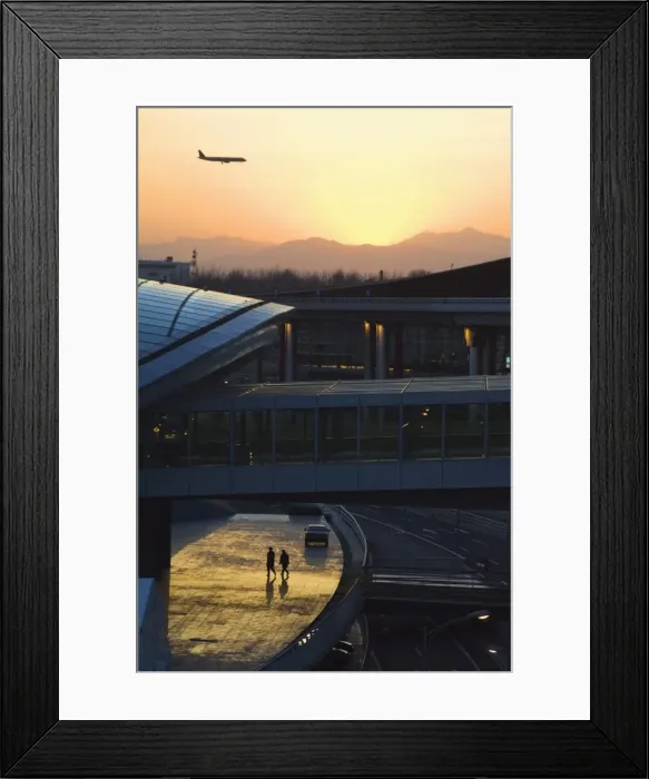 Framed Print : A plane coming in to land at Beijing Capital Airport, part of new Terminal 3 building opened February 2008, second largest building in the world, Beijing Framed Print : A plane coming in to land at Beijing Capital Airport, part of new Terminal 3 building opened February 2008, second largest building in the world, Beijing
