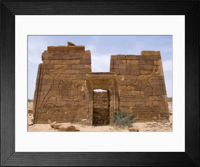 Framed Print : Temple of Apademak (the lion-god), erected in the 1st century AD by King Natekamani Framed Print : Temple of Apademak (the lion-god), erected in the 1st century AD by King Natekamani