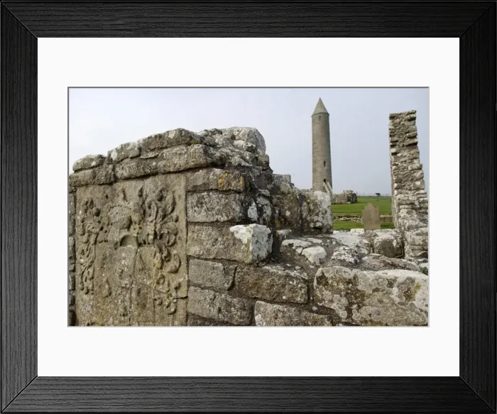 Framed Print : Monastic settlement between the 6th and 16th centuries, Devenish, Devenish Island Framed Print : Monastic settlement between the 6th and 16th centuries, Devenish, Devenish Island