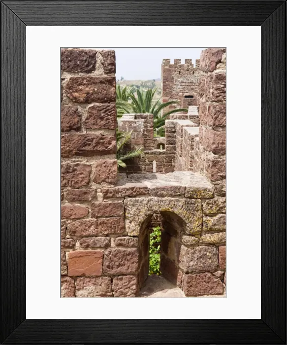 Framed Print : The largest castle in the Algarve and the most beautiful military monument of the Islamic period Framed Print : The largest castle in the Algarve and the most beautiful military monument of the Islamic period