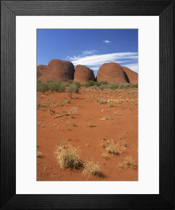 Framed Print : The Olgas, Uluru-Kata Tjuta National Park, UNESCO World Heritage Site, Northern Territory Framed Print : The Olgas, Uluru-Kata Tjuta National Park, UNESCO World Heritage Site, Northern Territory