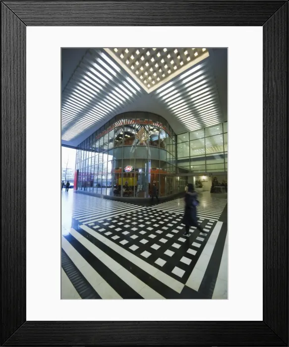 Framed Print : Psychedelic floor design in SOHO shopping area, Guomao, Beijing, China, Asia Framed Print : Psychedelic floor design in SOHO shopping area, Guomao, Beijing, China, Asia
