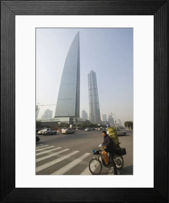 Framed Print : Modern skyscrapers and mainland Chinas highest building, the International Finance Center in Pudong New Area, Shanghai Framed Print : Modern skyscrapers and mainland Chinas highest building, the International Finance Center in Pudong New Area, Shanghai