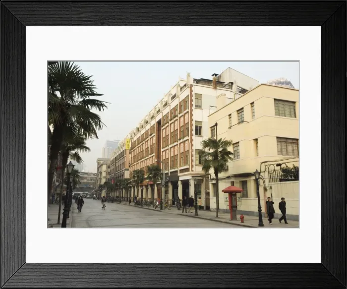 Framed Print : Art deco architecture in the French Concession area, Shanghai, China, Asia Framed Print : Art deco architecture in the French Concession area, Shanghai, China, Asia