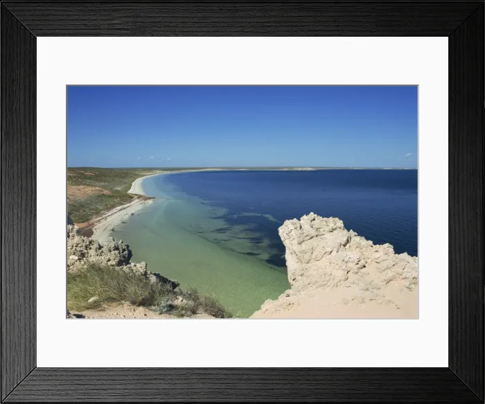 Framed Print : Eagle Bluff, Shark Bay, Western Australia, Australia, Pacific Framed Print : Eagle Bluff, Shark Bay, Western Australia, Australia, Pacific