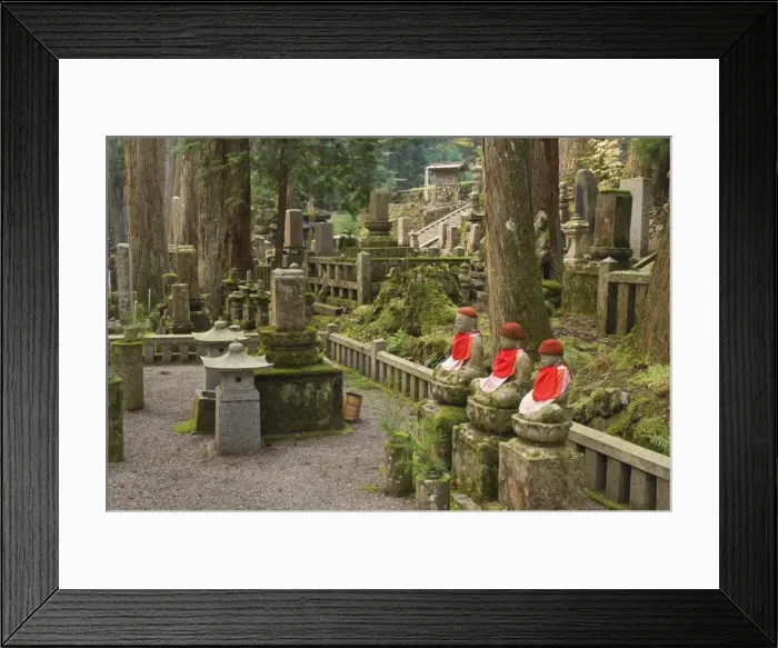 Framed Print : Okunoin graveyard containing 20000 Buddhist gravestones, Koya-san, Kansai Framed Print : Okunoin graveyard containing 20000 Buddhist gravestones, Koya-san, Kansai