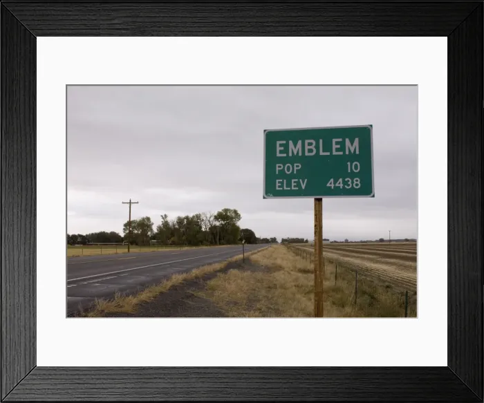 Framed Print : Emblem, Wyoming, United States of America, North America Framed Print : Emblem, Wyoming, United States of America, North America