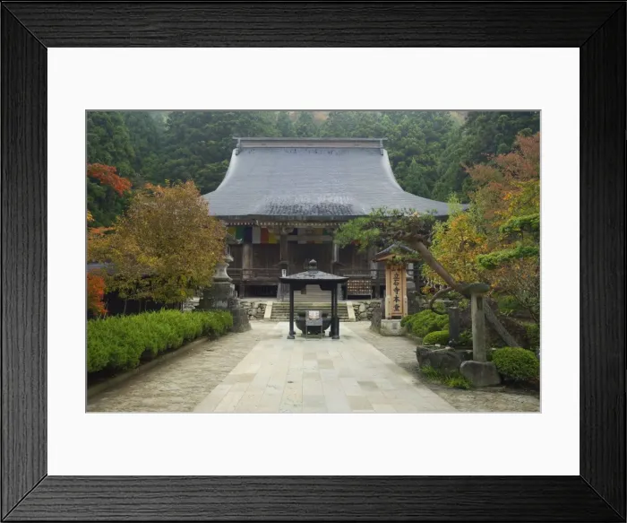 Framed Print : Yamadera Temple (Risshaku-ji) on Mount Hoju, Northern Honshu (Tohoku), Japan, Asia Framed Print : Yamadera Temple (Risshaku-ji) on Mount Hoju, Northern Honshu (Tohoku), Japan, Asia