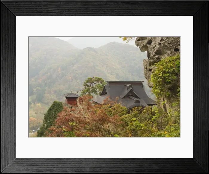 Framed Print : Yamadera Temple (Risshaku-ji) on Mount Hoju, Northern Honshu (Tohoku), Japan, Asia Framed Print : Yamadera Temple (Risshaku-ji) on Mount Hoju, Northern Honshu (Tohoku), Japan, Asia