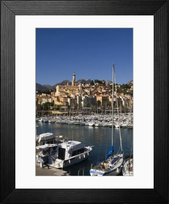 Framed Print : Menton, Alpes-Maritimes, Provence, Cote d Azur, French Riviera, France Framed Print : Menton, Alpes-Maritimes, Provence, Cote d Azur, French Riviera, France