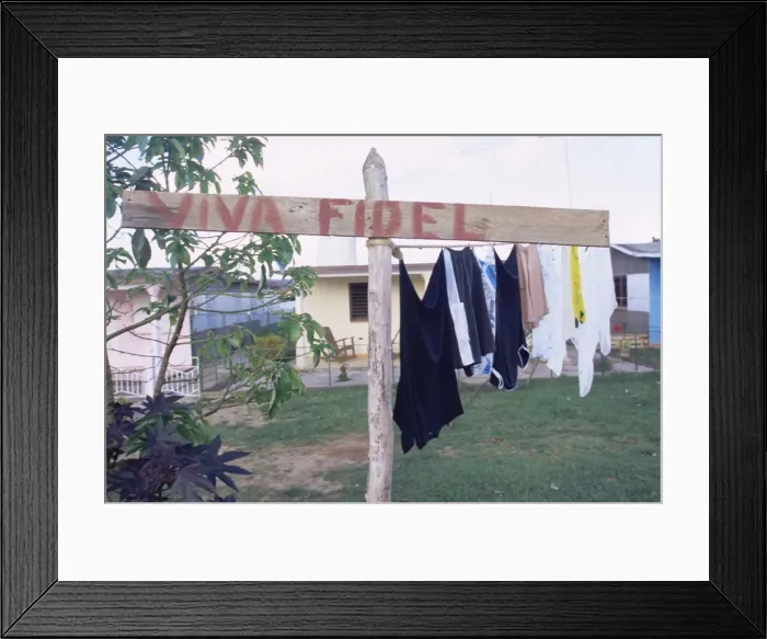 Framed Print : Viva Fidel sign, Cuba, West Indies, Central America Framed Print : Viva Fidel sign, Cuba, West Indies, Central America