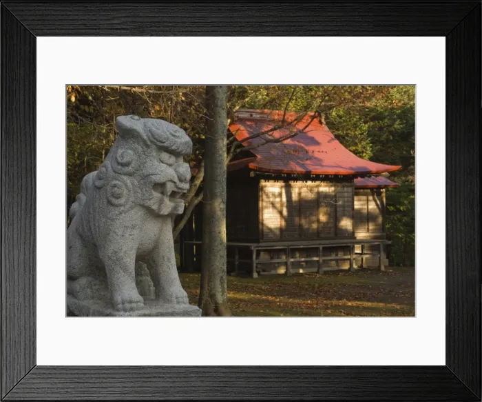 Framed Print : Hoashiri Temple, Hokkaido, Japan, Asia Framed Print : Hoashiri Temple, Hokkaido, Japan, Asia