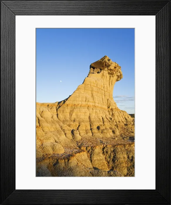 Framed Print : Slump Block area in Theodore Roosevelt National Park North Unit, Watford Framed Print : Slump Block area in Theodore Roosevelt National Park North Unit, Watford