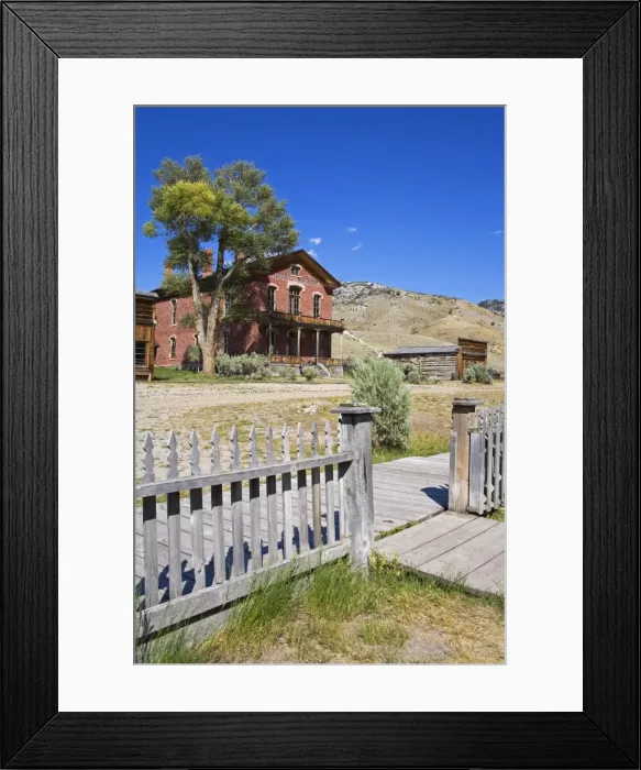 Framed Print : Hotel Meade, Bannack State Park Ghost Town, Dillon, Montana, United States of America Framed Print : Hotel Meade, Bannack State Park Ghost Town, Dillon, Montana, United States of America