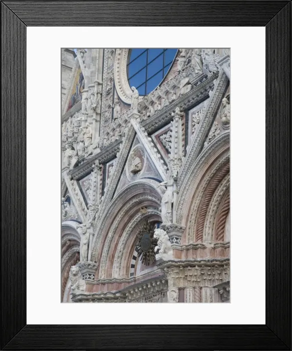 Framed Print : The Cathedral, Siena, Tuscany, Italy, Europe