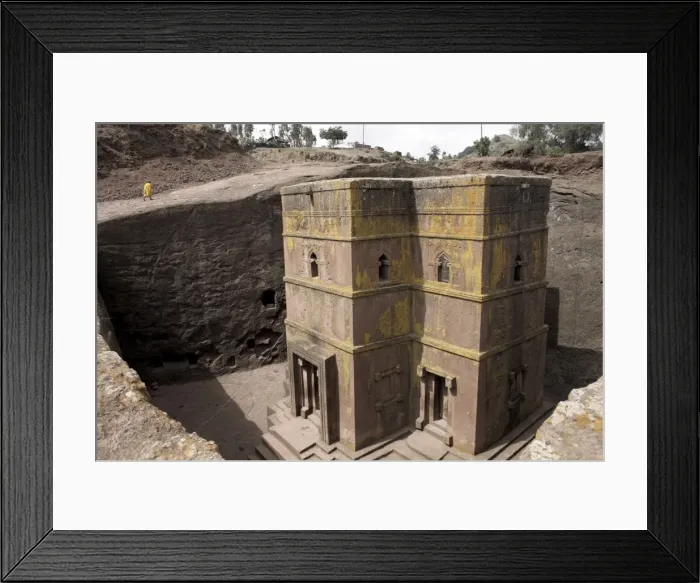 Framed Print : The rock-hewn church of Bet Giyorgis (St. George), in Lalibela, UNESCO World Heritage Site Framed Print : The rock-hewn church of Bet Giyorgis (St. George), in Lalibela, UNESCO World Heritage Site