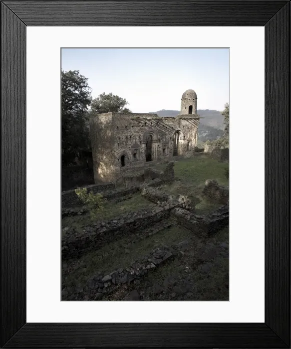 Framed Print : Empress Mentewabs Kuskuam Complex, Gondar, Ethiopia, Africa Framed Print : Empress Mentewabs Kuskuam Complex, Gondar, Ethiopia, Africa