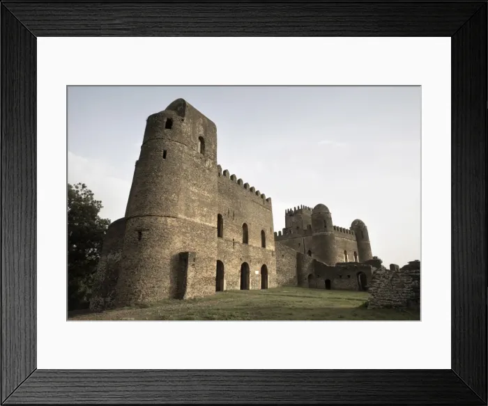 Framed Print : The Palace of Iyasu I and Fasiladas Palace, inside the the Royal Enclosure Framed Print : The Palace of Iyasu I and Fasiladas Palace, inside the the Royal Enclosure