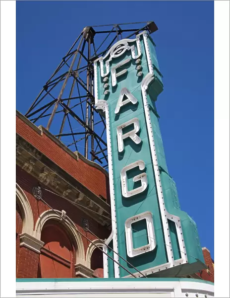 Fargo Theatre on Broadway Street, Fargo, North Dakota, United States of America