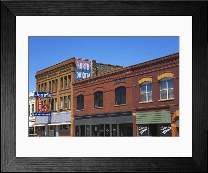 Framed Print : N. P. Avenue, Fargo, North Dakota, United States of America, North America Framed Print : N. P. Avenue, Fargo, North Dakota, United States of America, North America