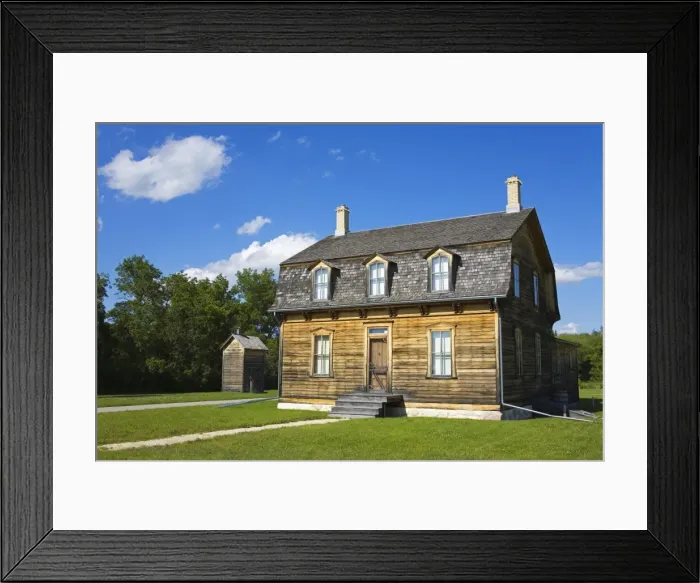 Framed Print : Rohemier House, Saint Norbert Provincial Heritage Park, Winnipeg, Manitoba Framed Print : Rohemier House, Saint Norbert Provincial Heritage Park, Winnipeg, Manitoba