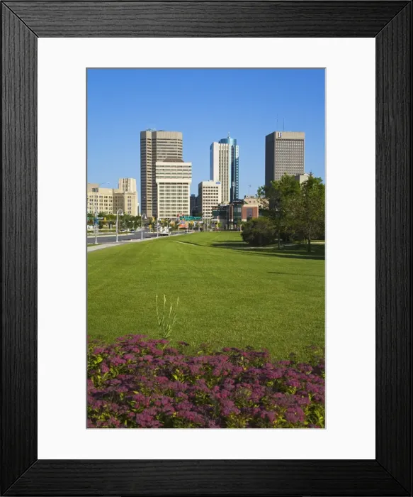 Framed Print : Winnipeg skyline, Manitoba, Canada, North America Framed Print : Winnipeg skyline, Manitoba, Canada, North America
