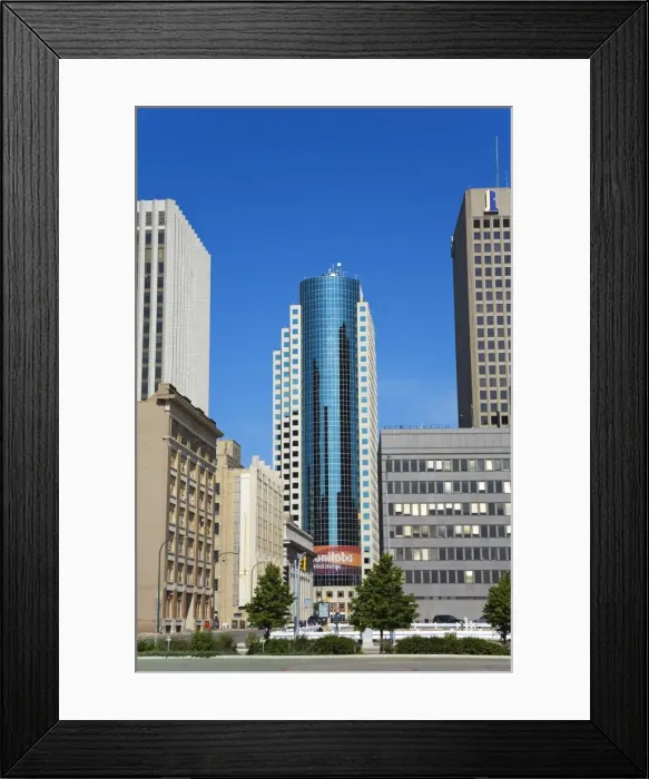 Framed Print : CanWest Global Plaza Tower, Winnipeg, Manitoba, Canada, North America Framed Print : CanWest Global Plaza Tower, Winnipeg, Manitoba, Canada, North America