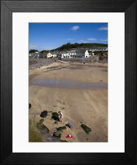 Framed Print : Dunmore East beach, County Waterford, Munster, Republic of Ireland, Europe Framed Print : Dunmore East beach, County Waterford, Munster, Republic of Ireland, Europe