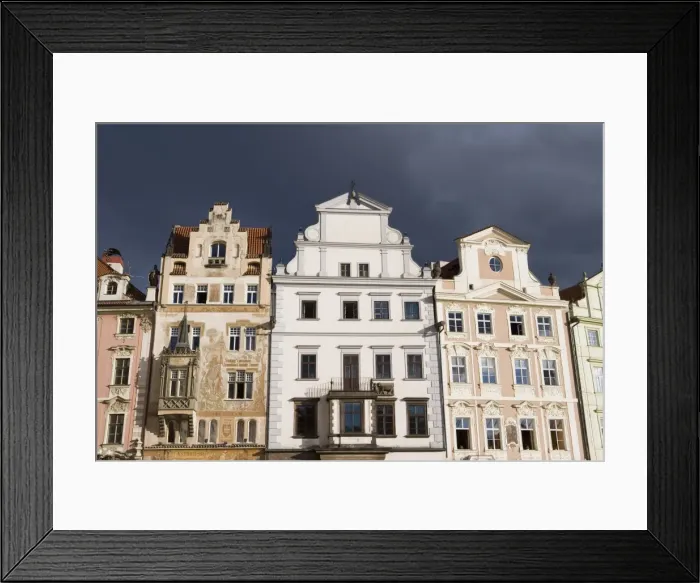 Framed Print : Facades of buildings. Old Town Square, Old Town, Prague, Czech Republic, Europe Framed Print : Facades of buildings. Old Town Square, Old Town, Prague, Czech Republic, Europe