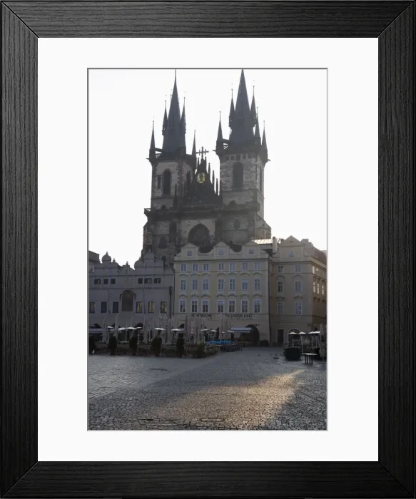 Framed Print : Morning light, Old Town Square, Church of Our Lady before Tyn, Old Town Framed Print : Morning light, Old Town Square, Church of Our Lady before Tyn, Old Town