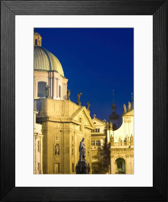 Framed Print : Evening, dome of the church of St. Francis, church of the Holy Saviour Framed Print : Evening, dome of the church of St. Francis, church of the Holy Saviour