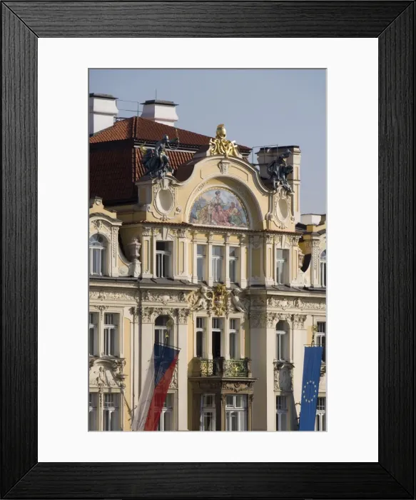 Framed Print : Ministerstvo pro mistni Rozvoj facade, Art Nouveau architecture, Old Town Square Framed Print : Ministerstvo pro mistni Rozvoj facade, Art Nouveau architecture, Old Town Square