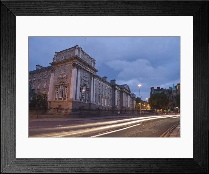 Framed Print : Trinity College in the early evening, Dublin, Republic of Ireland, Europe Framed Print : Trinity College in the early evening, Dublin, Republic of Ireland, Europe